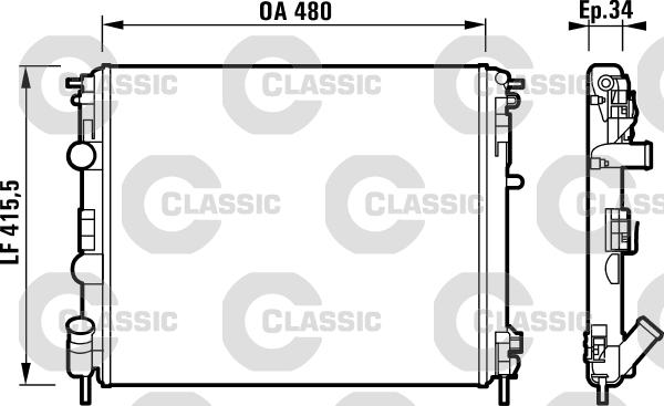 Valeo 232721 - Radiatore, Raffreddamento motore www.autoricambit.com