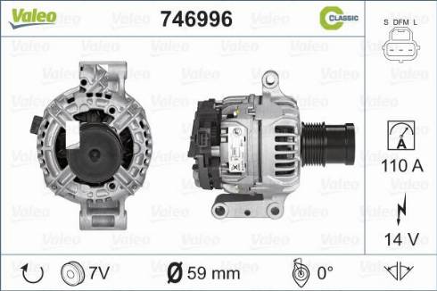 Valeo 746996 - Alternatore www.autoricambit.com