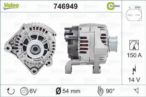 Valeo 746949 - Alternatore www.autoricambit.com