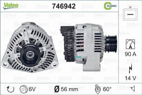 Valeo 746942 - Alternatore www.autoricambit.com