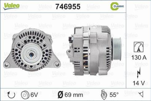 Valeo 746955 - Alternatore www.autoricambit.com