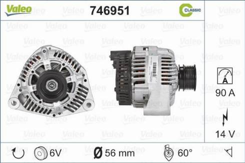 Valeo 746951 - Alternatore www.autoricambit.com