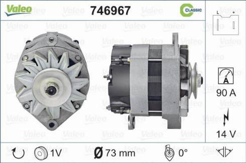 Valeo 746967 - Alternatore www.autoricambit.com