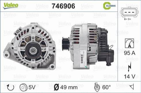 Valeo 746906 - Alternatore www.autoricambit.com