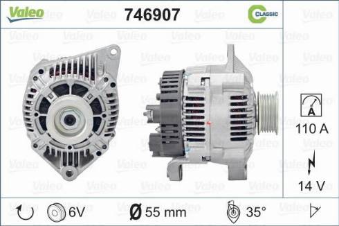 Valeo 746907 - Alternatore www.autoricambit.com