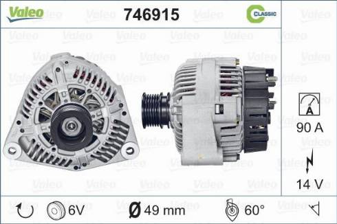 Valeo 746915 - Alternatore www.autoricambit.com