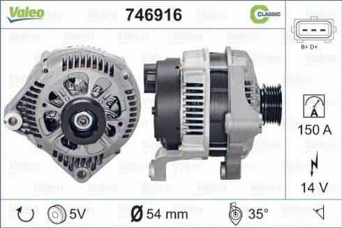 Valeo 746916 - Alternatore www.autoricambit.com