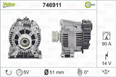 Valeo 746911 - Alternatore www.autoricambit.com