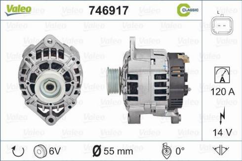 Valeo 746917 - Alternatore www.autoricambit.com