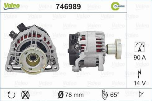 Valeo 746989 - Alternatore www.autoricambit.com