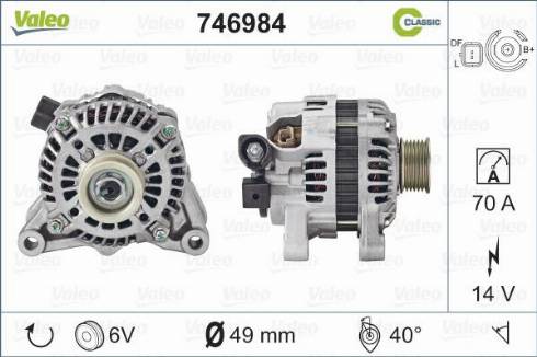 Valeo 746984 - Alternatore www.autoricambit.com