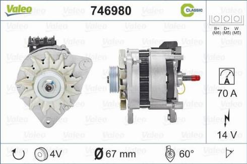 Valeo 746980 - Alternatore www.autoricambit.com