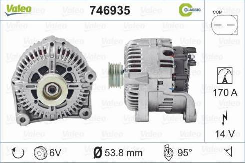 Valeo 746935 - Alternatore www.autoricambit.com