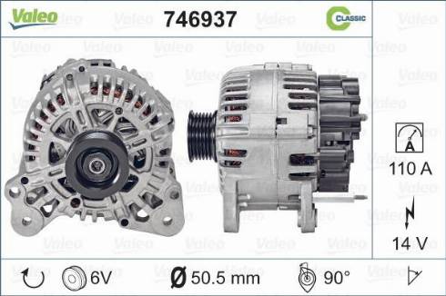 Valeo 746937 - Alternatore www.autoricambit.com