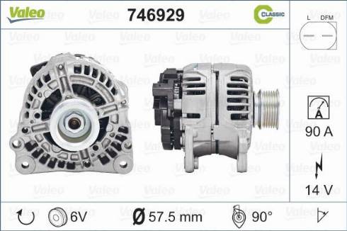 Valeo 746929 - Alternatore www.autoricambit.com