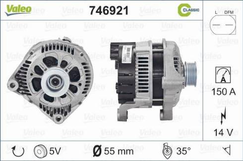 Valeo 746921 - Alternatore www.autoricambit.com