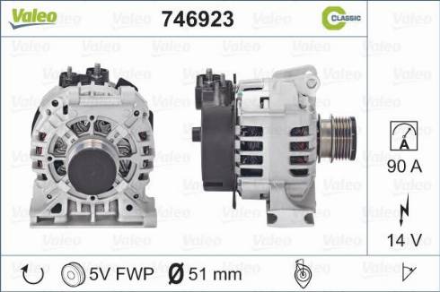 Valeo 746923 - Alternatore www.autoricambit.com