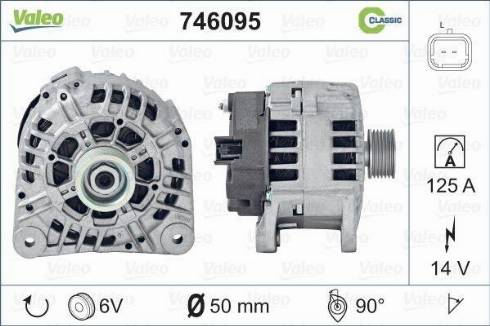 Valeo 746095 - Alternatore www.autoricambit.com