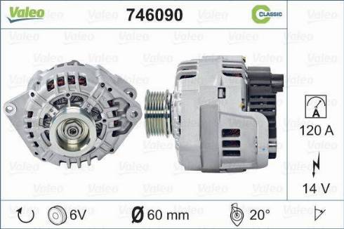 Valeo 746090 - Alternatore www.autoricambit.com