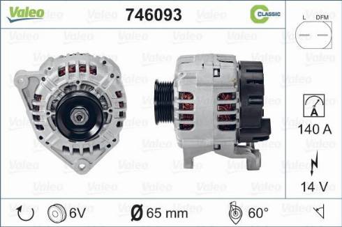 Valeo 746093 - Alternatore www.autoricambit.com