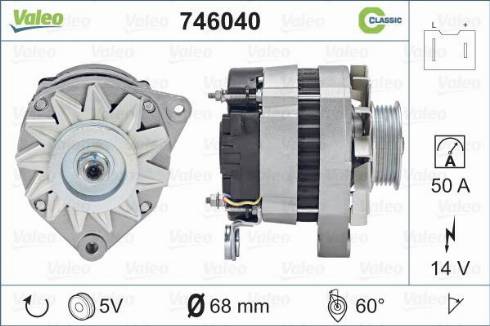 Valeo 746040 - Alternatore www.autoricambit.com