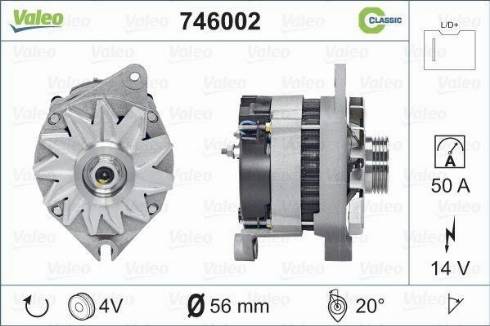 Valeo 746002 - Alternatore www.autoricambit.com