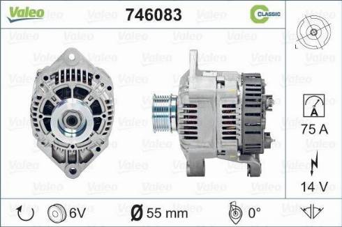 Valeo 746083 - Alternatore www.autoricambit.com