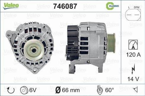 Valeo 746087 - Alternatore www.autoricambit.com