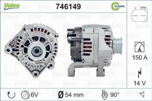 Valeo 746149 - Alternatore www.autoricambit.com