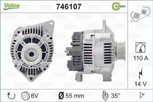 Valeo 746107 - Alternatore www.autoricambit.com