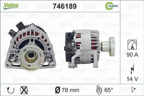 Valeo 746189 - Alternatore www.autoricambit.com