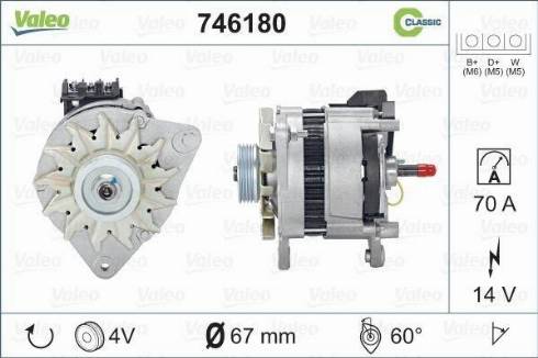 Valeo 746180 - Alternatore www.autoricambit.com