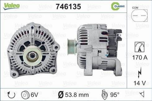 Valeo 746135 - Alternatore www.autoricambit.com