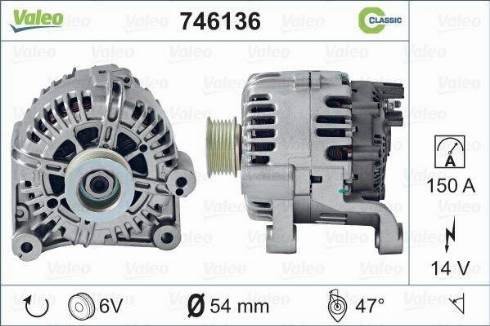 Valeo 746136 - Alternatore www.autoricambit.com