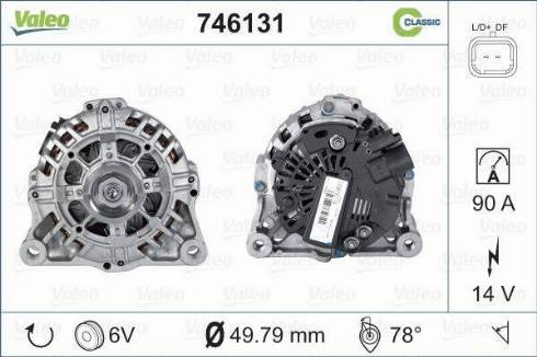 Valeo 746131 - Alternatore www.autoricambit.com