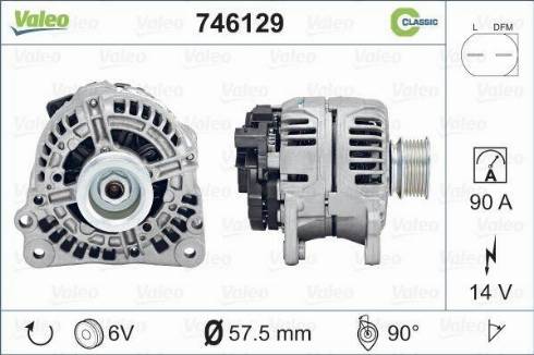 Valeo 746129 - Alternatore www.autoricambit.com