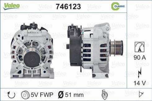 Valeo 746123 - Alternatore www.autoricambit.com