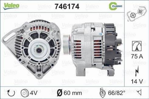 Valeo 746174 - Alternatore www.autoricambit.com