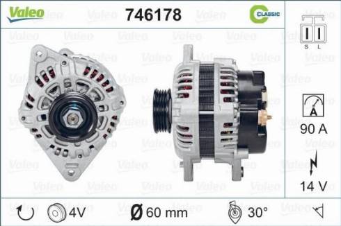 Valeo 746178 - Alternatore www.autoricambit.com