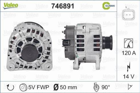 Valeo 746891 - Alternatore www.autoricambit.com