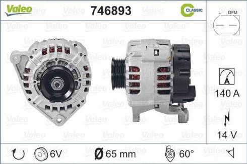 Valeo 746893 - Alternatore www.autoricambit.com