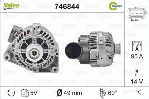 Valeo 746844 - Alternatore www.autoricambit.com