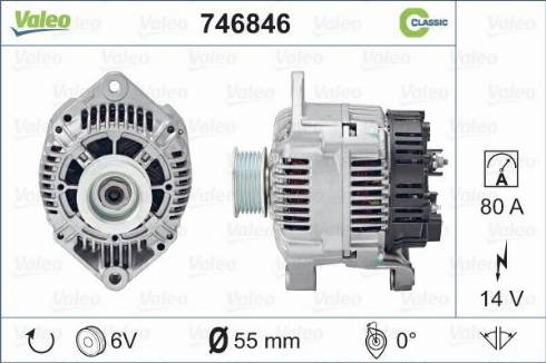 Valeo 746846 - Alternatore www.autoricambit.com