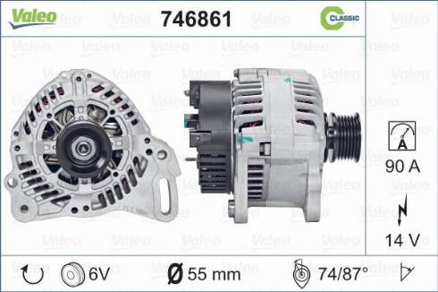 Valeo 746861 - Alternatore www.autoricambit.com