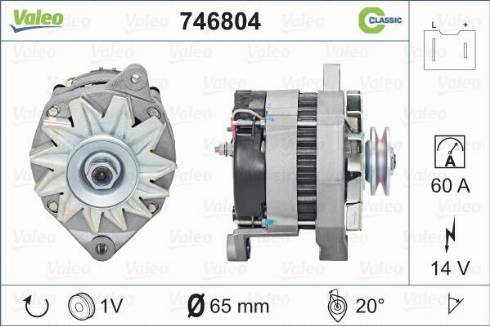 Valeo 746804 - Alternatore www.autoricambit.com