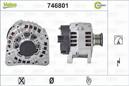 Valeo 746801 - Alternatore www.autoricambit.com