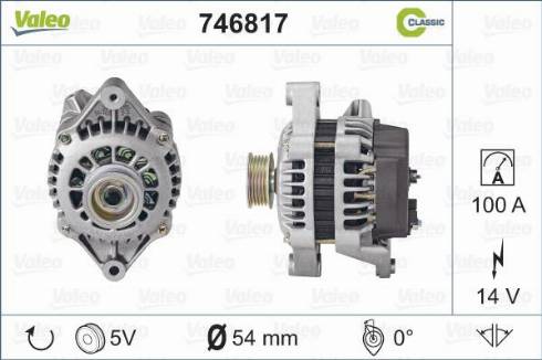 Valeo 746817 - Alternatore www.autoricambit.com