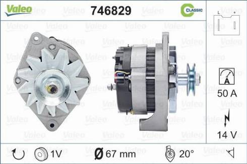 Valeo 746829 - Alternatore www.autoricambit.com