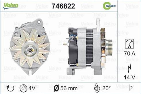 Valeo 746822 - Alternatore www.autoricambit.com