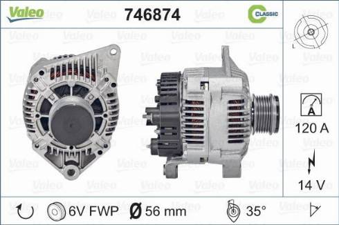 Valeo 746874 - Alternatore www.autoricambit.com